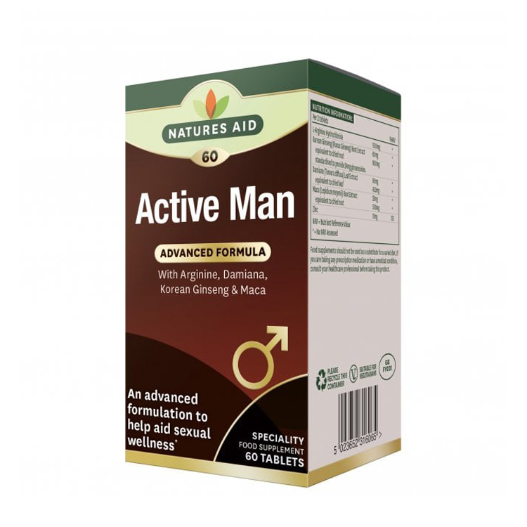 Natures Aid Active Man 60 tabs